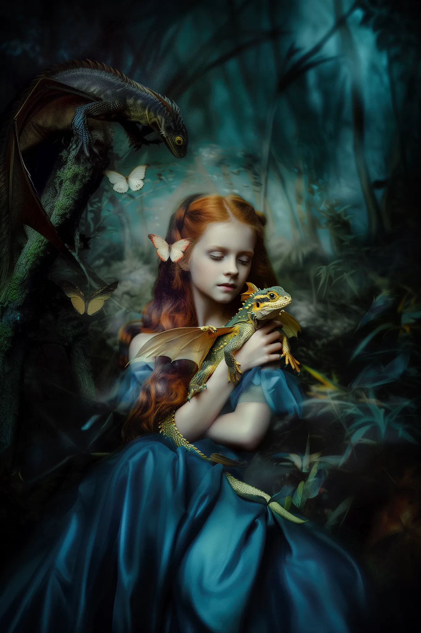 ozd3182_blue_dress_holding_a_baby_dragon_a7c487c8-fb51-4220-969d-b8c8d5e2f8e8