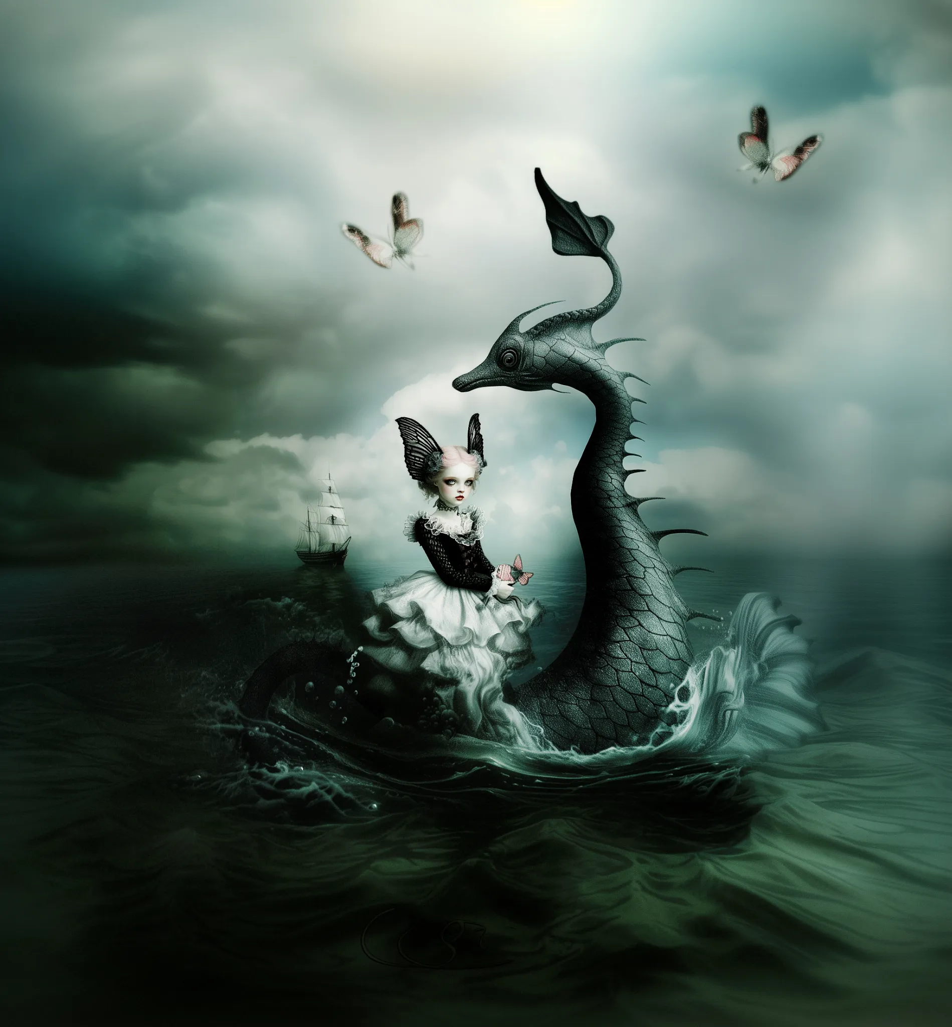 ozd3182_httpss.mj.runi1wtsV37ciM_sea_dragon_gothic_mermaid_--ch_c23d043c-2cce-4360-a037-966e449c434d